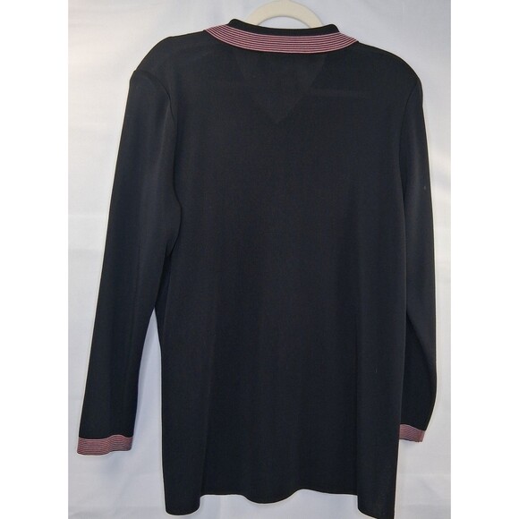 Exclusively Misook Women's Slinky Knit Cardigan Open Front Size L - Picture 8 of 11